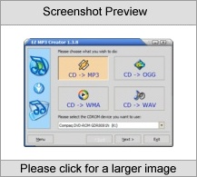 EZ MP3 Creator Screenshot